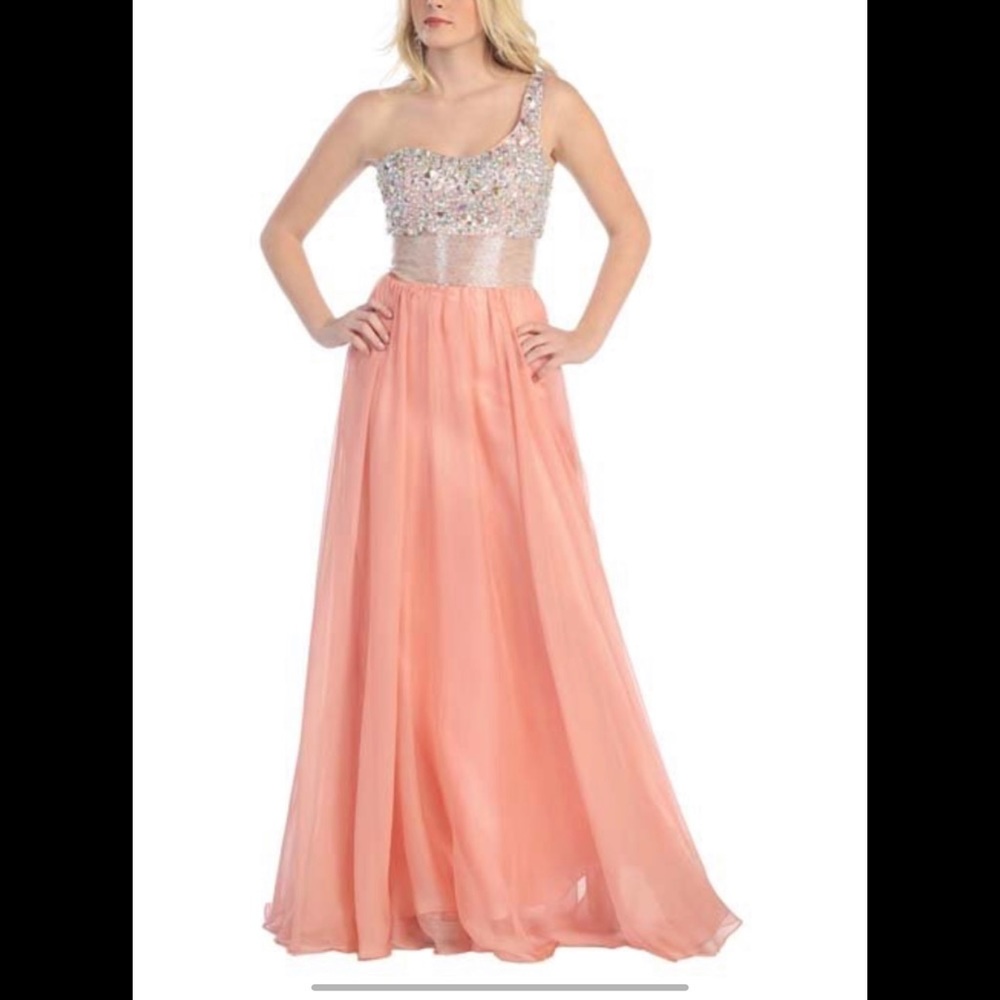 Robe de bal corail / prom dress / Bridesmaid